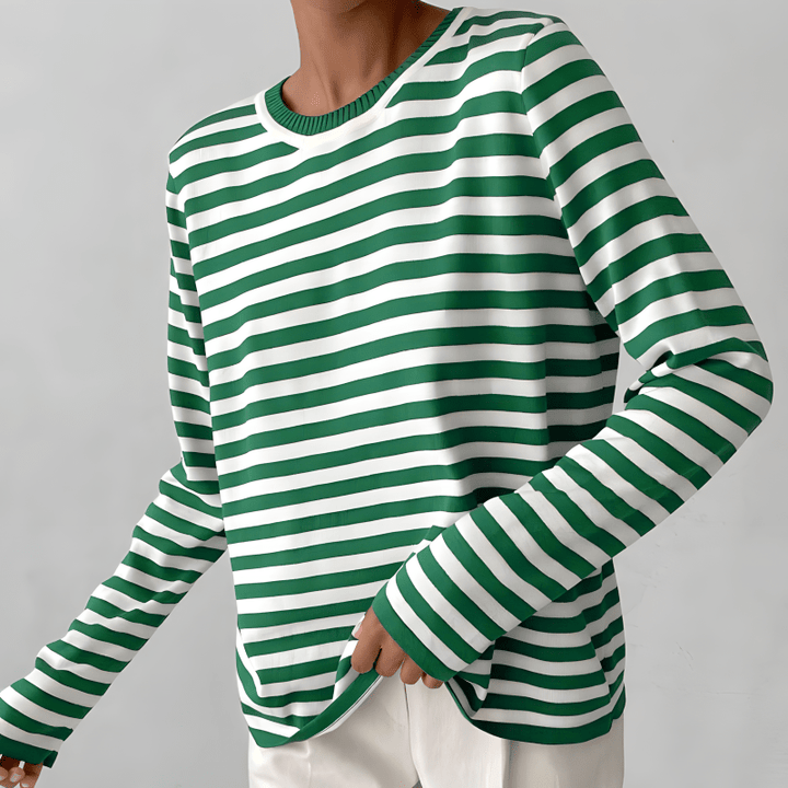 SARA - Striped Cotton Shirt - AUS 95 - MOOD Melbourne