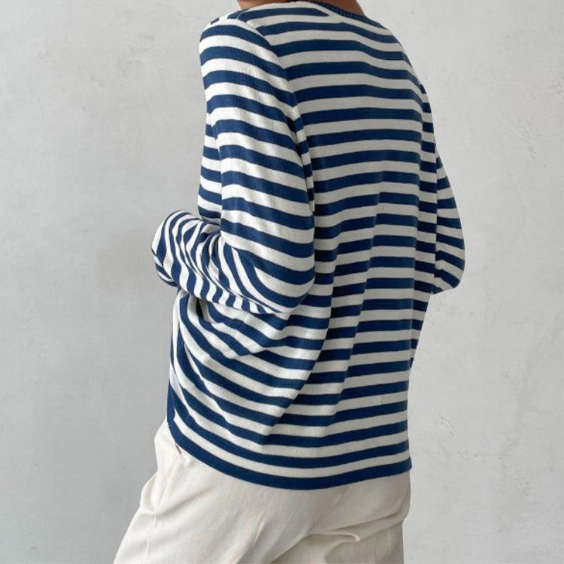 SARA - Striped Cotton Shirt - AUS 95 - MOOD Melbourne