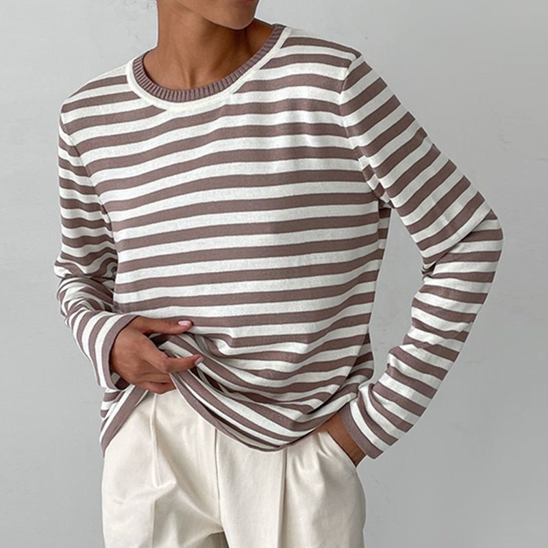 SARA - Striped Cotton Shirt - AUS 95 - MOOD Melbourne