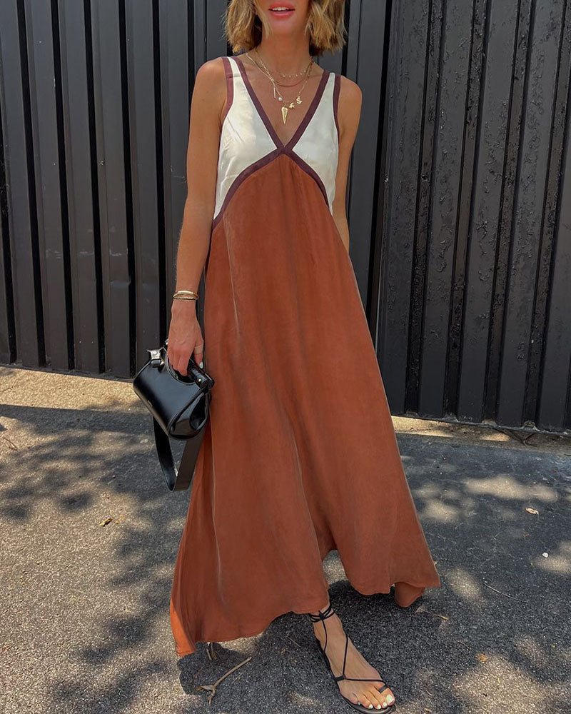 Selina | Chic Elegant Casual V - Neck Dress - Dresses - MOOD Melbourne
