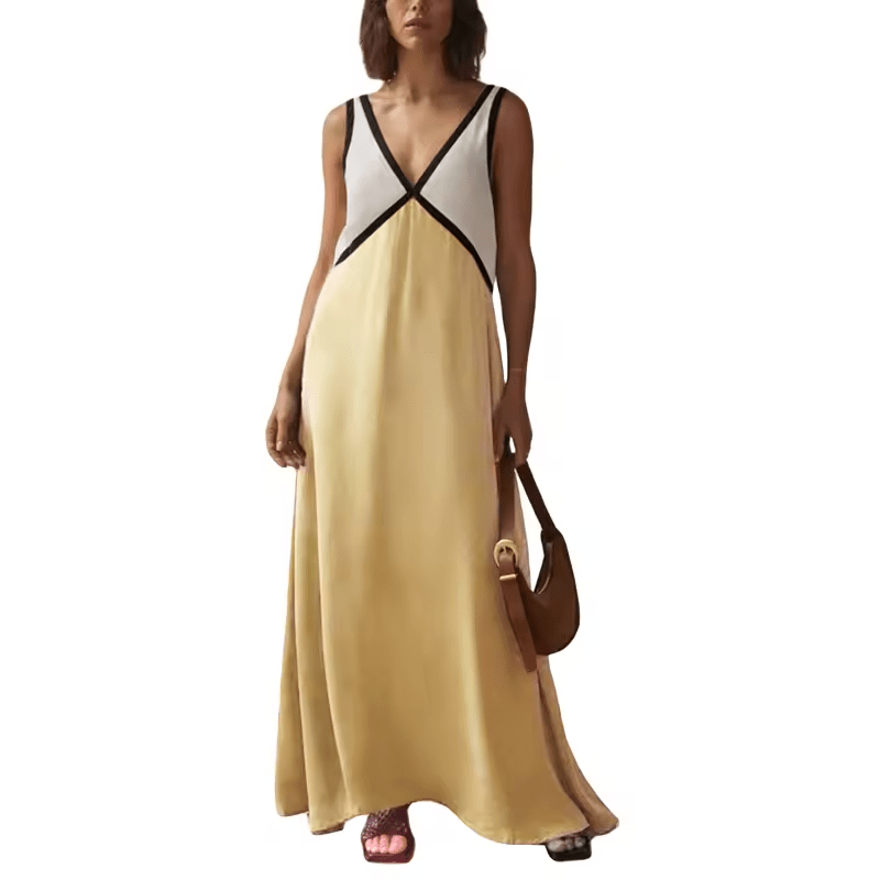 Selina | Chic Elegant Casual V - Neck Dress - Dresses - MOOD Melbourne