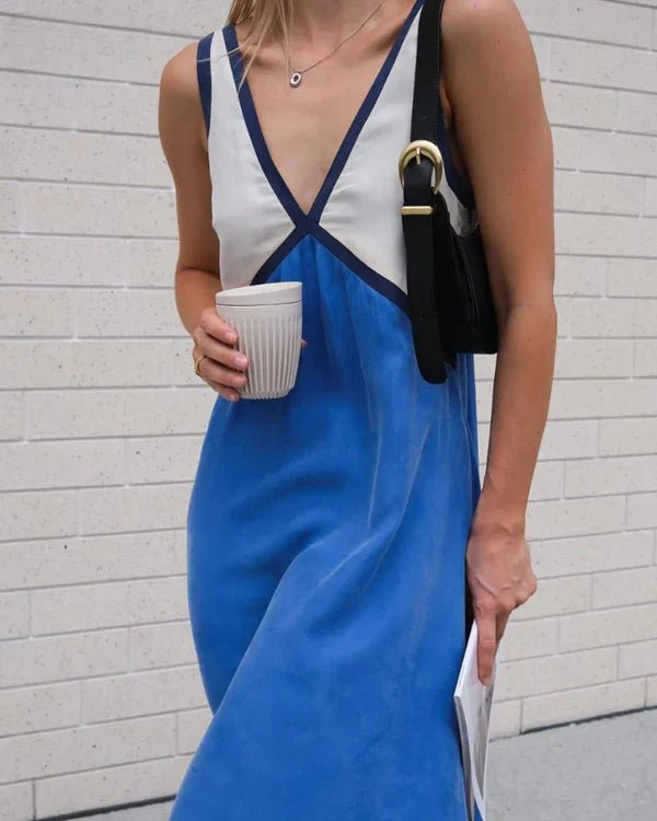 Selina | Chic Elegant Casual V - Neck Dress - Dresses - MOOD Melbourne