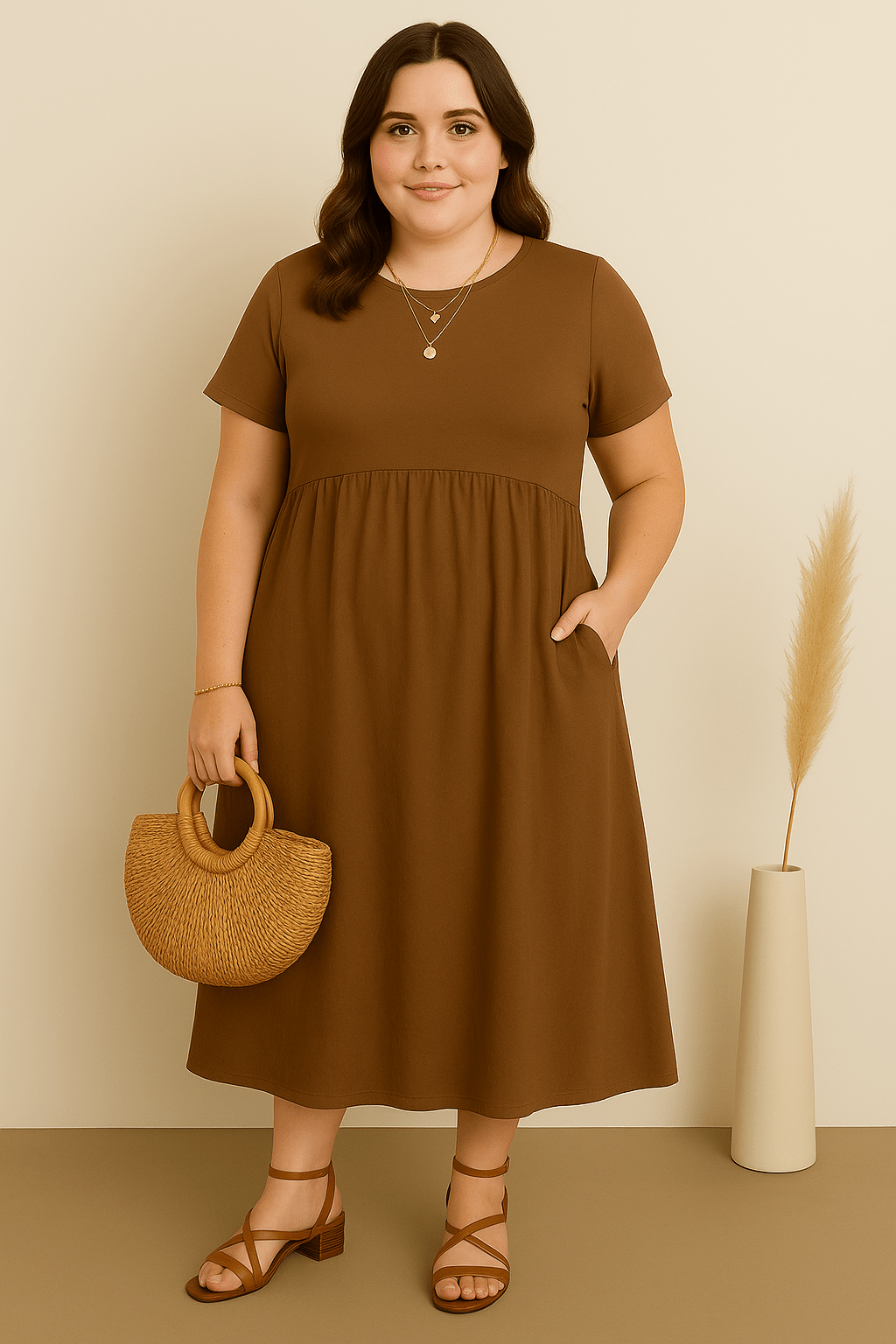 Sienna | Stylish Tummy Covering Dress - Dresses - MOOD Melbourne
