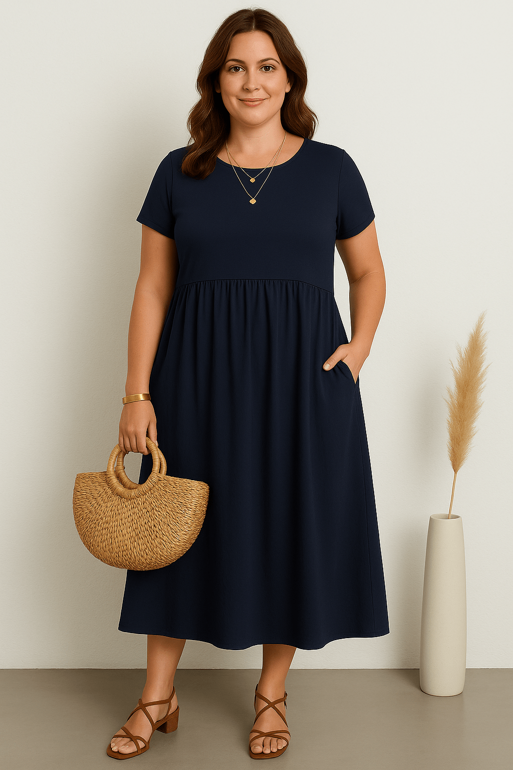 Sienna | Stylish Tummy Covering Dress - Dresses - MOOD Melbourne