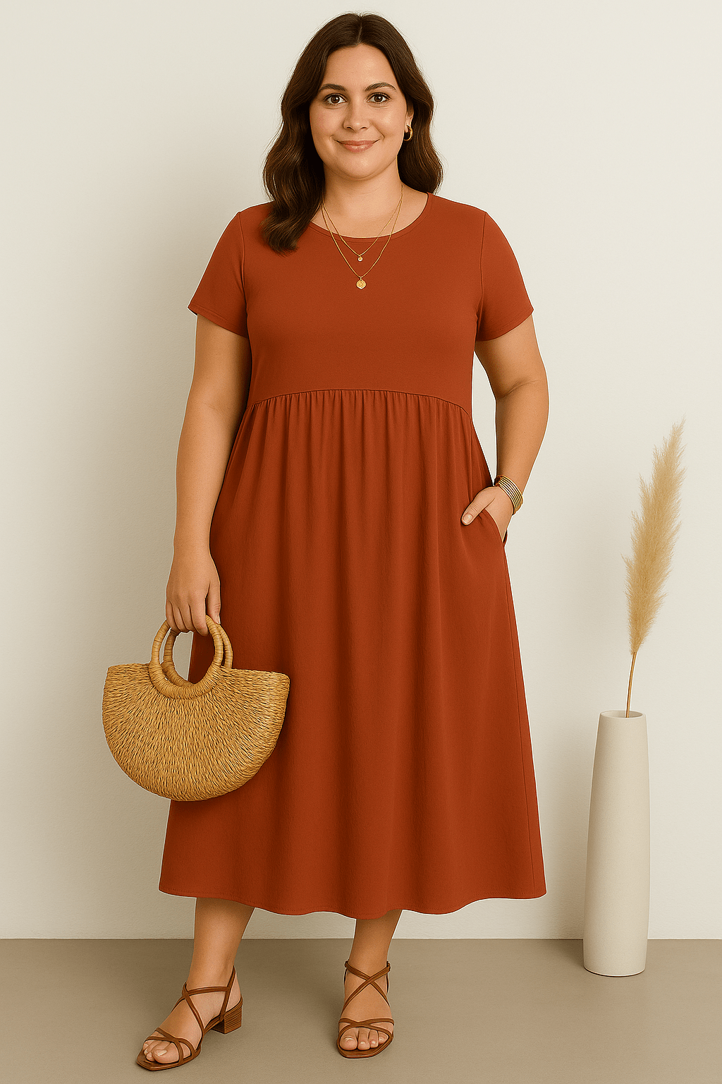 Sienna | Stylish Tummy Covering Dress - Dresses - MOOD Melbourne