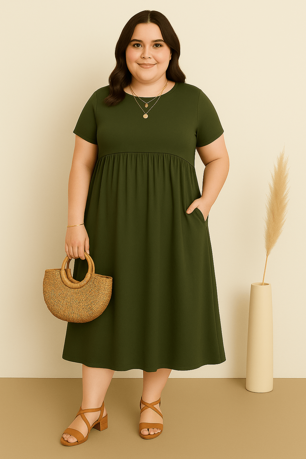 Sienna | Stylish Tummy Covering Dress - Dresses - MOOD Melbourne