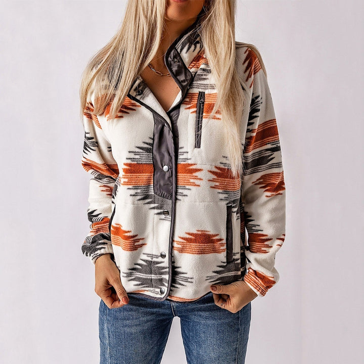 Sierra | Southwestern Snap - Up Fleece Jacket - Jackets - MOOD Melbourne
