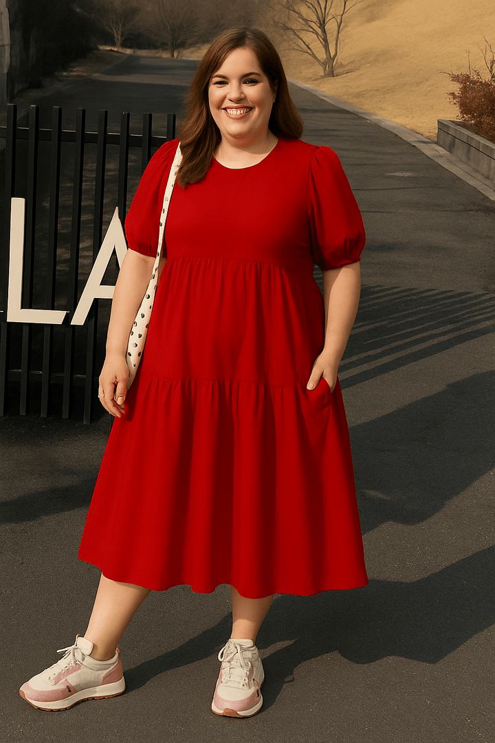 Sophie | Elegant Tummy Covering Dress - Dresses - MOOD Melbourne