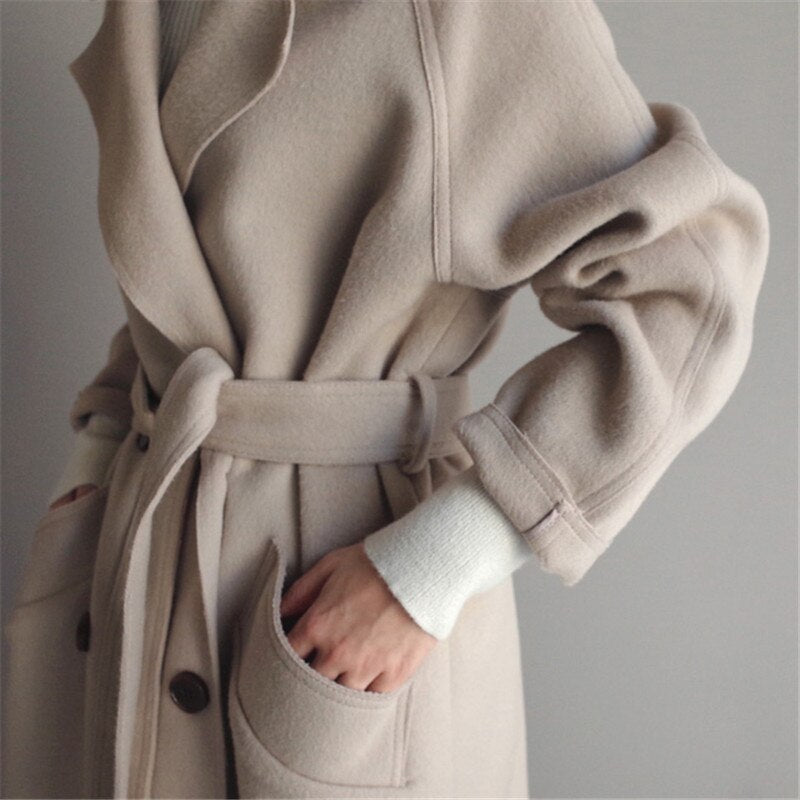 Sophie | Winter Trench Coat for Women - Coats & Jackets - JN464009 - MOOD Melbourne