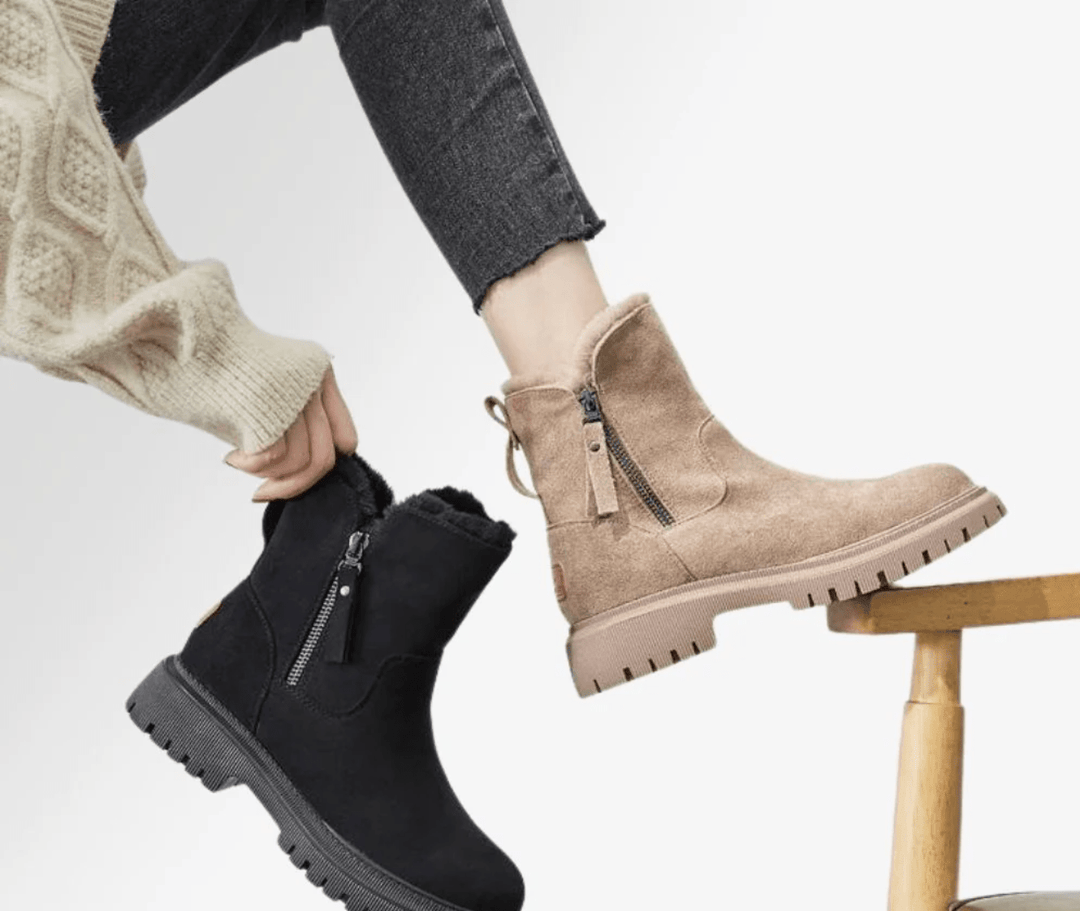 Tahlia | Cozy Zipper Winter Boots - Boot - MOOD Melbourne