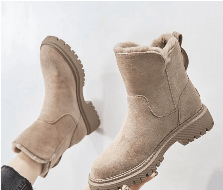 Tahlia | Cozy Zipper Winter Boots - Boot - MOOD Melbourne