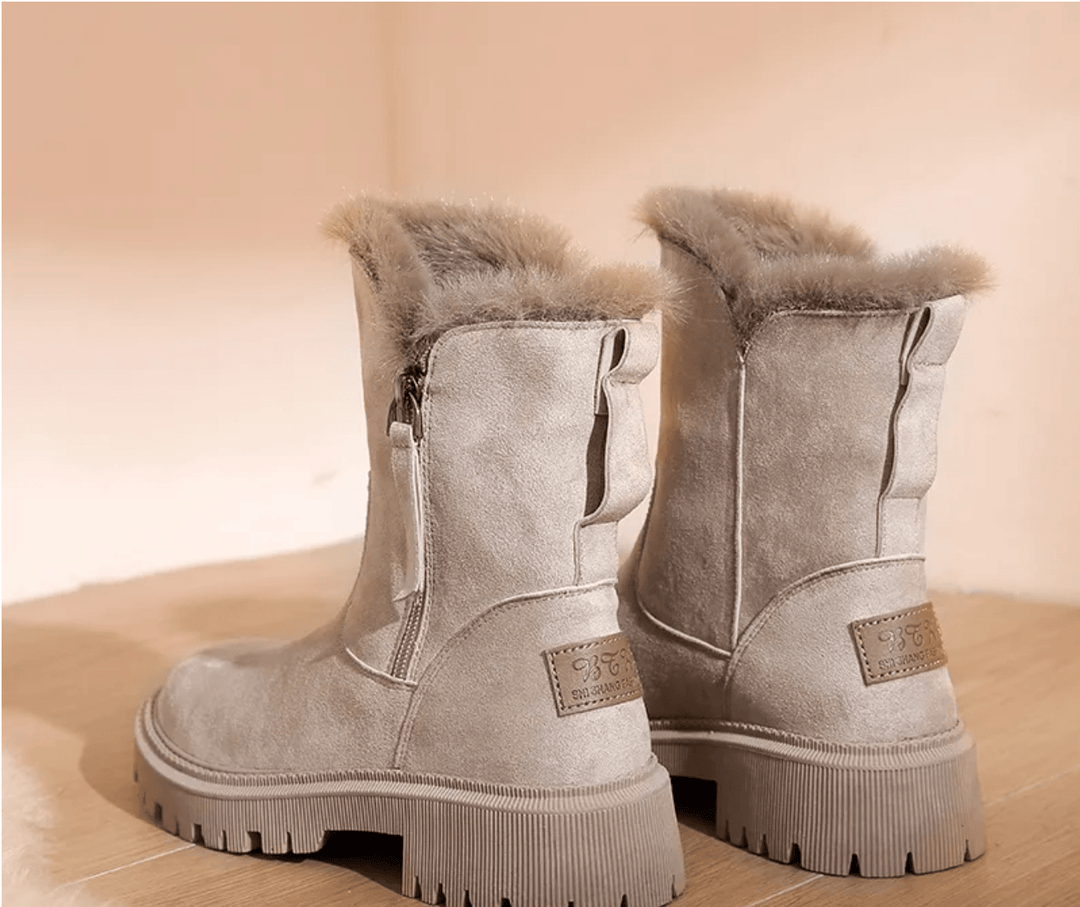 Tahlia | Cozy Zipper Winter Boots - Boot - MOOD Melbourne
