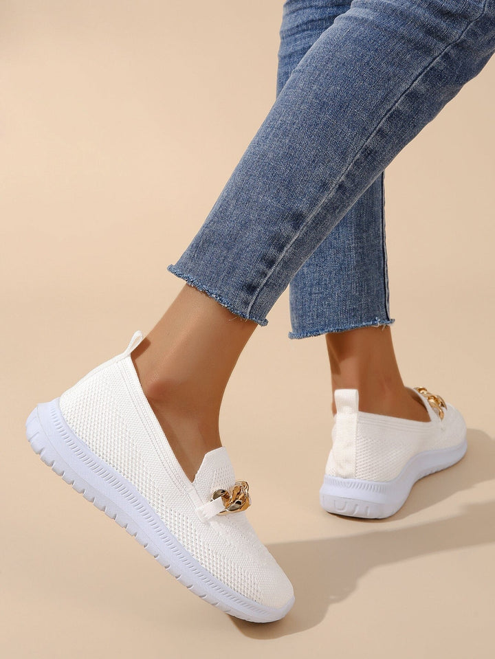 Elora | Slip-On Comfort Sneakers with Chain Detail