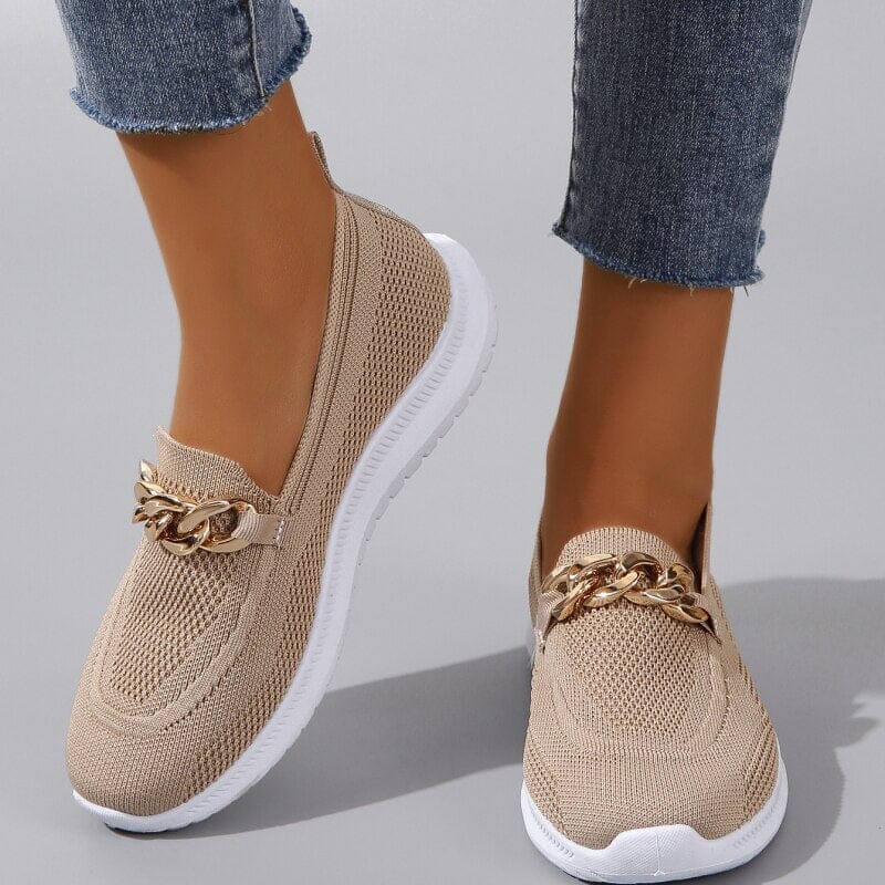 Elora | Slip-On Comfort Sneakers with Chain Detail