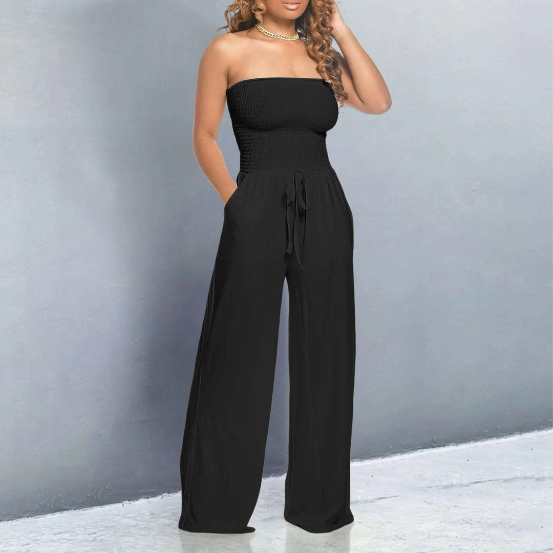 Mood strapless waist Jumpsuit