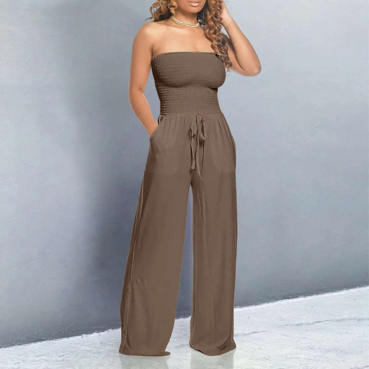 Mood strapless waist Jumpsuit