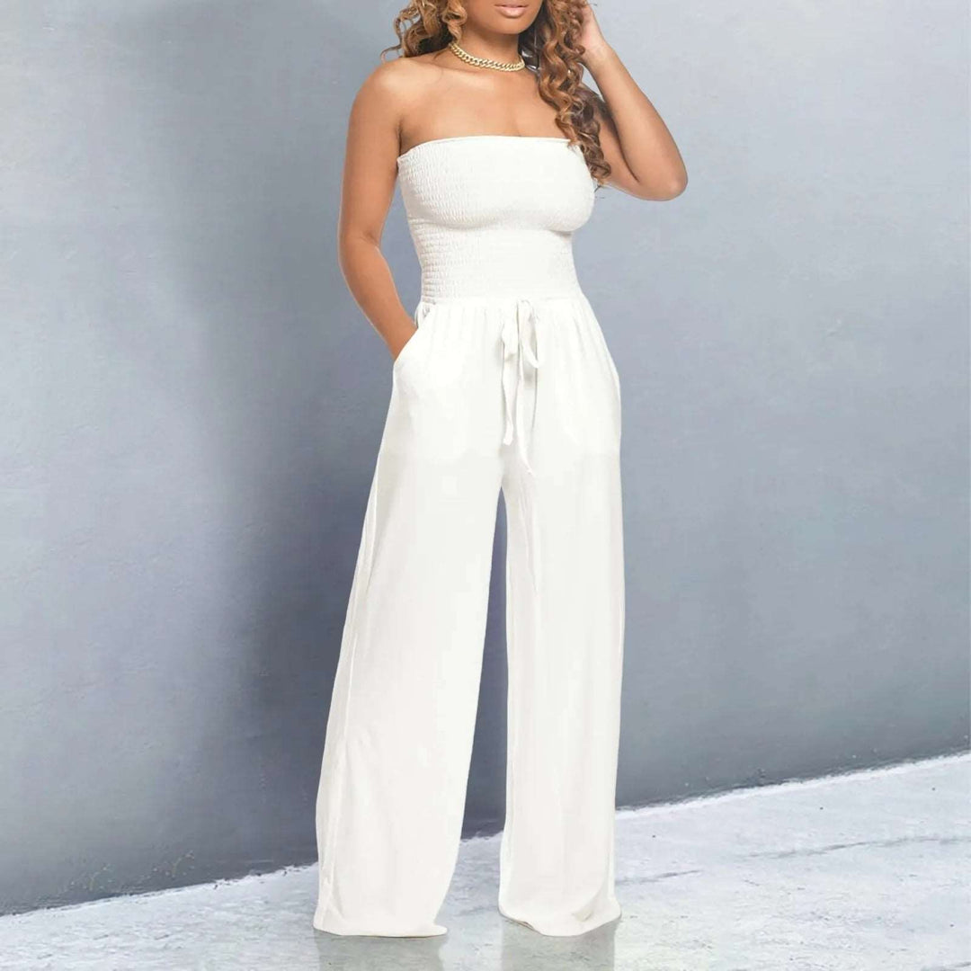 Mood strapless waist Jumpsuit