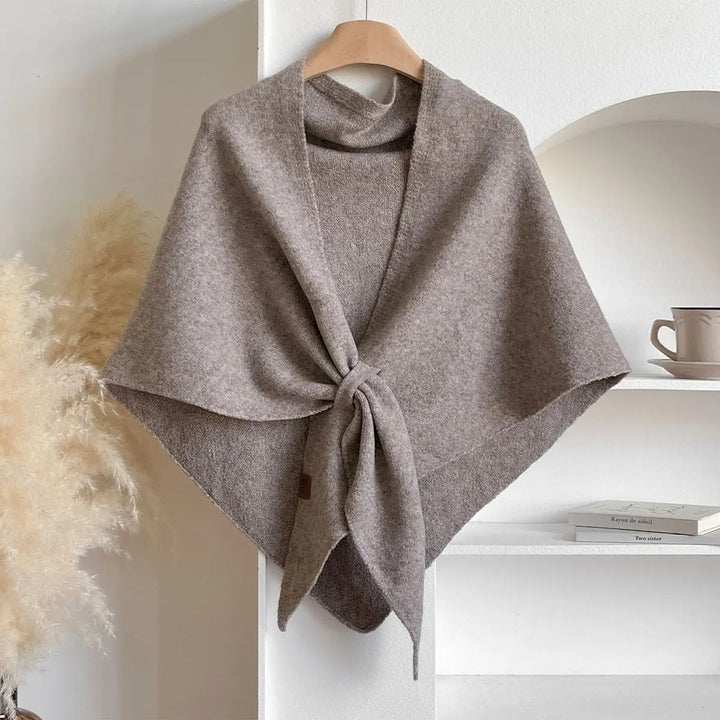 Alba | Tie Front Wrap Shawl