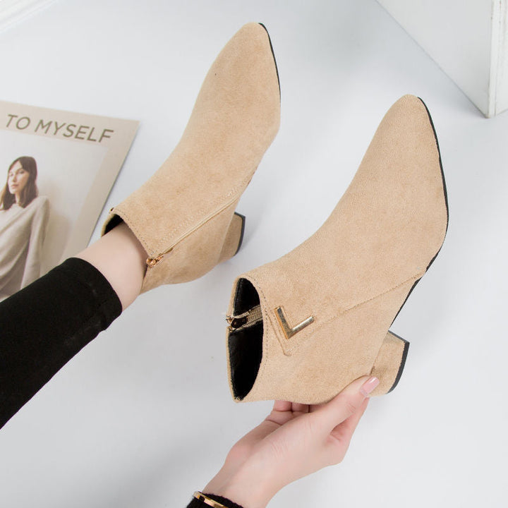 Valeria | Elegant Pointed Ankle Boots