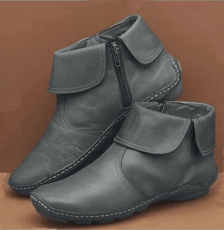 Virella | Retro Comfort Side - Zip Boots - Boots - MOOD Melbourne