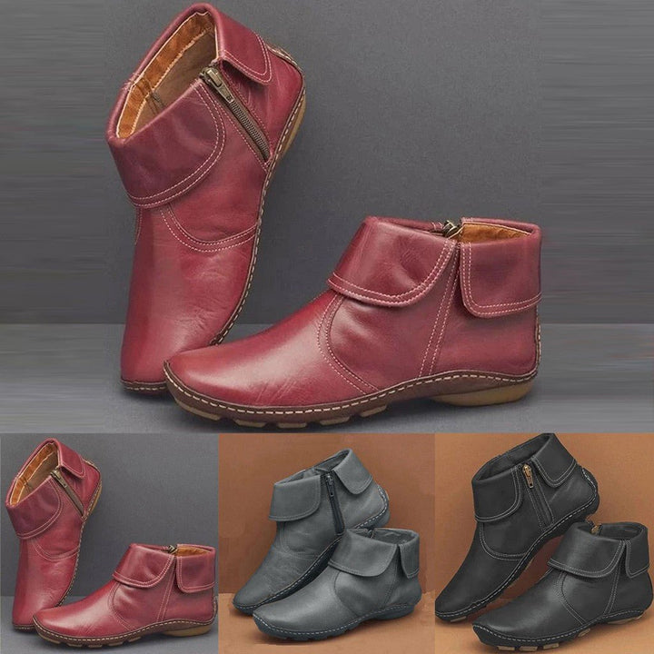 Virella | Retro Comfort Side - Zip Boots - Boots - MOOD Melbourne