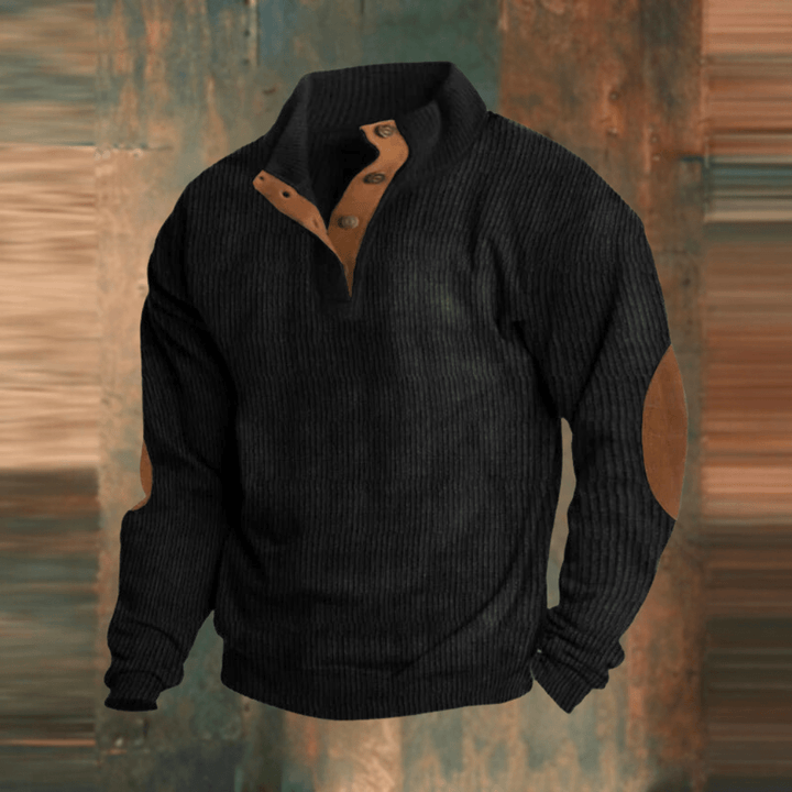 Wesley | Classic Button - Up Men’s Pullover - Sweater - MOOD Melbourne