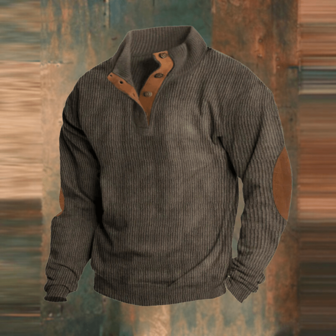 Wesley | Classic Button - Up Men’s Pullover - Sweater - MOOD Melbourne