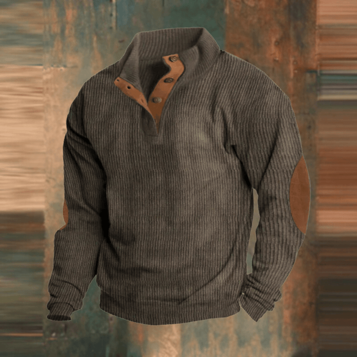 Wesley | Classic Button - Up Men’s Pullover - Sweater - MOOD Melbourne