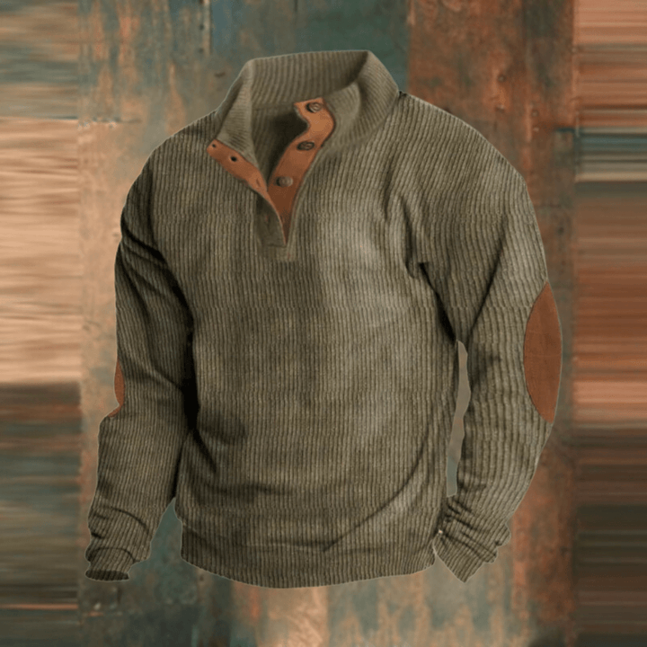 Wesley | Classic Button - Up Men’s Pullover - Sweater - MOOD Melbourne