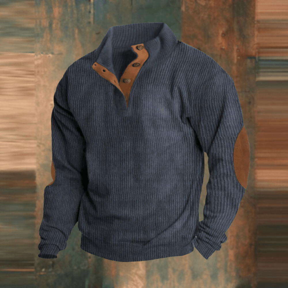 Wesley | Classic Button - Up Men’s Pullover - Sweater - MOOD Melbourne