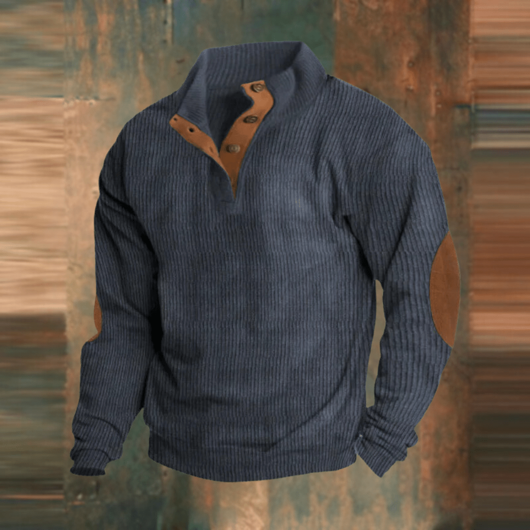 Wesley | Classic Button - Up Men’s Pullover - Sweater - MOOD Melbourne