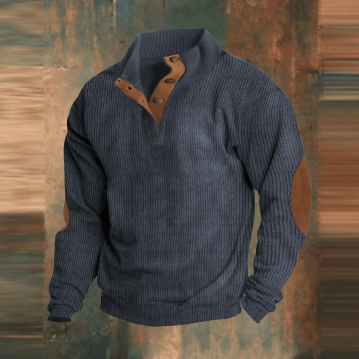Wesley | Classic Button - Up Men’s Pullover - Sweater - MOOD Melbourne