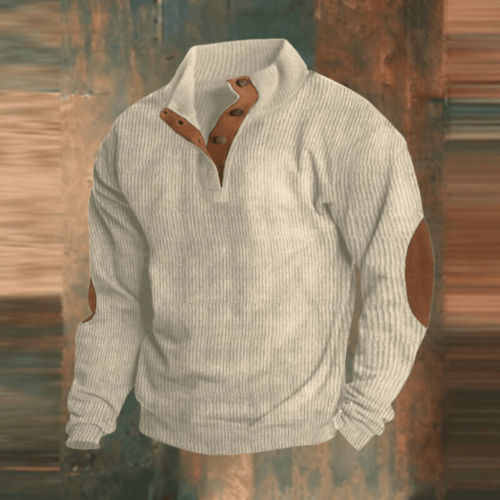 Wesley | Classic Button - Up Men’s Pullover - Sweater - MOOD Melbourne