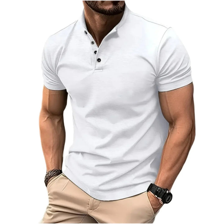 High Quality V-neck Men's T-shirt