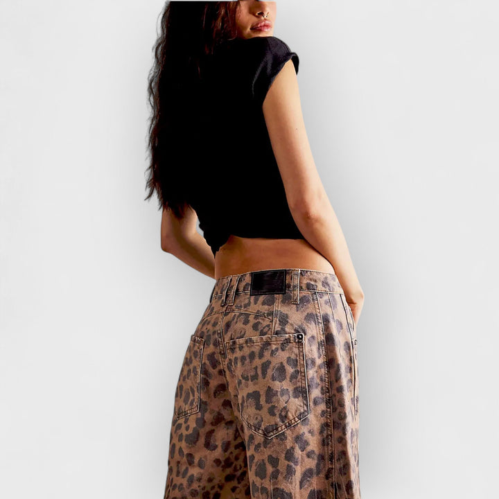 Zara | Stylish Leopard Jeans - Pants - MOOD Melbourne