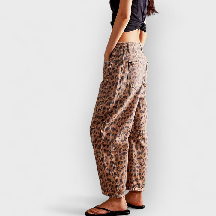 Zara | Stylish Leopard Jeans - Pants - MOOD Melbourne