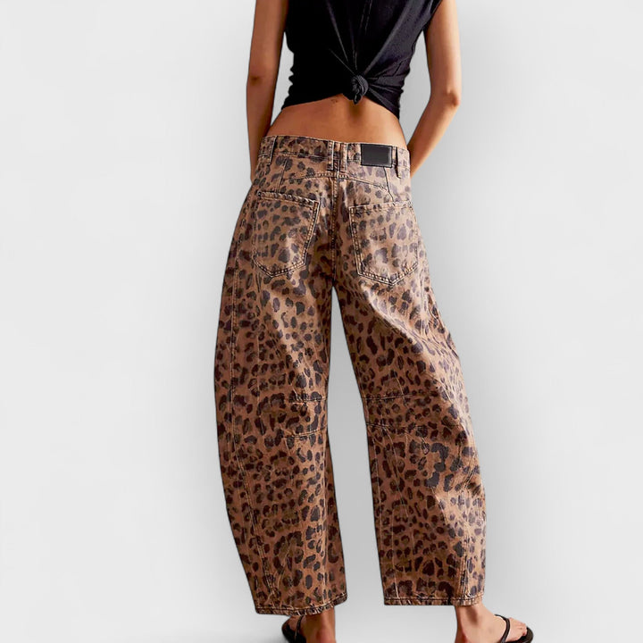 Zara | Stylish Leopard Jeans - Pants - MOOD Melbourne