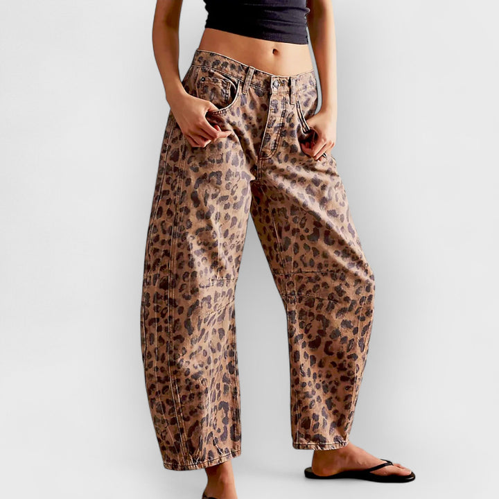 Zara | Stylish Leopard Jeans - Pants - MOOD Melbourne